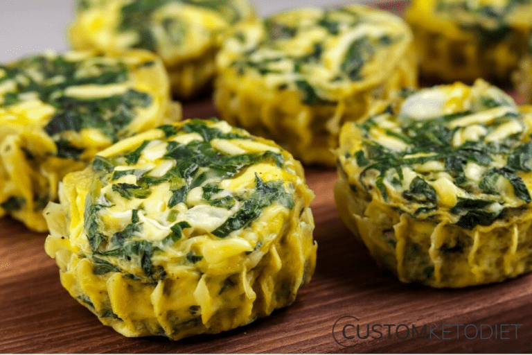 Keto Spinach and Cheese Egg Bites